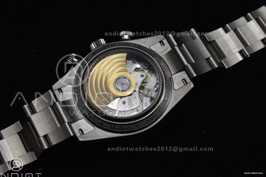 Daytona on SS Dial ADGF SS Edition 825 Black White Bracelet Best Comfortable A 1114